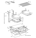Part Location Diagram of WR17X3905 GE SLIDE Assembly CONTROL VP