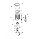 Part Location Diagram of WH43X10003 GE CAP AGITATOR