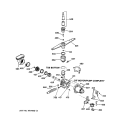 MOTOR - PUMP MECHANISM Diagram and Parts List for HDA180XX03WW  Hotpoint Dishwasher