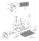 UNIT PARTS Diagram and Parts List for CTX18BAXNRAD  Hotpoint Refrigerator