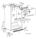 CABINET PARTS Diagram and Parts List for CTX21EAZHRAA  Hotpoint Refrigerator