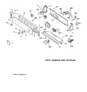 Part Location Diagram of WH42X2513 GE PANEL BACK