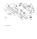 CONTROLS & BACKSPLASH Diagram and Parts List for VWSR4100V0AA  Hotpoint Washer