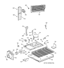 UNIT PARTS Diagram and Parts List for CTG25GAYFRWW  Hotpoint Refrigerator