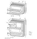 Part Location Diagram of 39-6413 GE SMALL RCA/HO