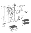 Part Location Diagram of WR13K10005 GE COVER HINGE Assembly (WHITE)