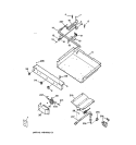 GAS & BURNER PARTS Diagram and Parts List for LGB146GEV5WH  General Electric Range