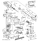FREEZER SECTION Diagram and Parts List for MSK22GRZBAD  General Electric Refrigerator