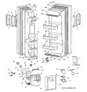 DOORS Diagram and Parts List for MSX22GRZBAA  General Electric Refrigerator