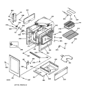 BODY PARTS Diagram and Parts List for LEB116GT2AD  General Electric Range