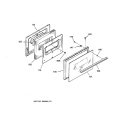 DOOR PARTS Diagram and Parts List for LEB131GY1AD  General Electric Range