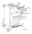 CABINET PARTS Diagram and Parts List for MTX21EAZHRWW  General Electric Refrigerator