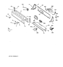 CONTROLS & BACKSPLASH Diagram and Parts List for YVXR1040V0WW  General Electric Washer