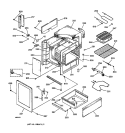 BODY PARTS Diagram and Parts List for LEB316GT4WH  General Electric Range