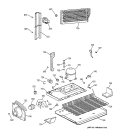 UNIT PARTS Diagram and Parts List for MTG18GAYJRWW  General Electric Refrigerator