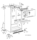 CABINET PARTS Diagram and Parts List for MTX21EABBRWW  General Electric Refrigerator