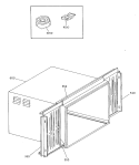 Part Location Diagram of WJ90X0171 GE CABINET Assembly