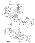 Section Diagram and Parts List for ACD21DAT1  General Electric Air Conditioner