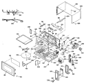 Section Diagram and Parts List for JE660J01  General Electric Microwave