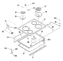 Part Location Diagram of WB64M0009 GE BRNR BOX BOT