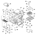Part Location Diagram of WB63X0429 GE FRONT FRAME