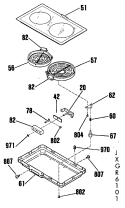 Part Location Diagram of WB24K5017 GE THERMAL SWITCH (LARGE)