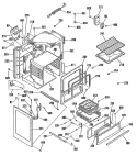 Part Location Diagram of WB14K5004 GE MAINTOP HINGE-RT
