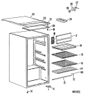 Part Location Diagram of WR71X6081 GE SHELF-BTM