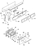 Section Diagram and Parts List for JGBS15EK8  General Electric Range