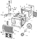Part Location Diagram of WJ01X0867 GE WASHER Complete