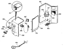 Section Diagram and Parts List for AEM14AAV1  General Electric Air Conditioner