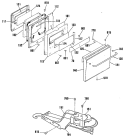 Part Location Diagram of WB18K5264 GE LATCH MOTOR WIRE HARNESS