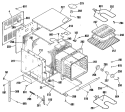 Part Location Diagram of WB02K9719 GE BROIL ELEMENT SUPPORT