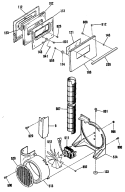 RANGE Diagram and Parts List for JCSS16P1  General Electric Range