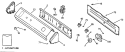 Section Diagram and Parts List for DDG7680RAL  General Electric Dryer