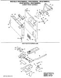 CABINET FRONT ASSEMBLY Diagram and Parts List for DDG7680RAL  General Electric Dryer
