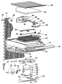 Section Diagram and Parts List for TBF12DMC  General Electric Refrigerator