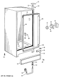 Part Location Diagram of WR17X3377 GE TAPPING PLATE