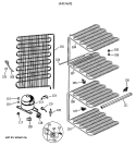 UNIT PARTS Diagram and Parts List for FP12SSCRWH  General Electric Freezer