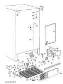 Section Diagram and Parts List for TFX27RRBAD  General Electric Refrigerator