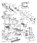 Section Diagram and Parts List for TFX27VRAAD  General Electric Refrigerator