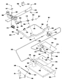 Part Location Diagram of WB16K5027 GE TOP FRONT BURNER, LEFT OR RIGHT