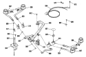Part Location Diagram of WB24K5078 GE Ignition Valve Switch - Front Burners