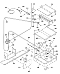 Section Diagram and Parts List for JGSP20GER2BG  General Electric Range