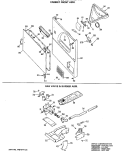 CABINET FRONT ASM. Diagram and Parts List for DDG5180RALWW  General Electric Dryer