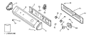 Section Diagram and Parts List for DDG7289RALAA  General Electric Dryer