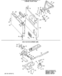 CABINET FRONT ASM. Diagram and Parts List for DDG7289RALAA  General Electric Dryer
