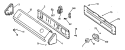 Section Diagram and Parts List for DDE7209RALAA  General Electric Dryer