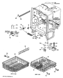 Part Location Diagram of WD01X1454 GE USE GEH WD1X1454