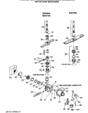MOTOR - PUMP MECHANISM Diagram and Parts List for GSC1120S03  General Electric Dishwasher